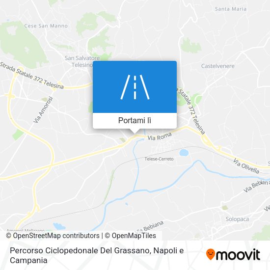 Mappa Percorso Ciclopedonale Del Grassano