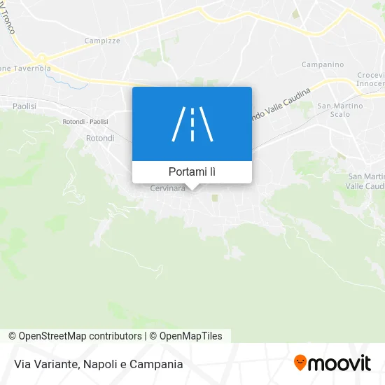 Mappa Via Variante