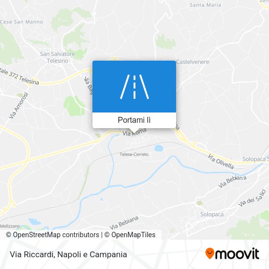 Mappa Via Riccardi