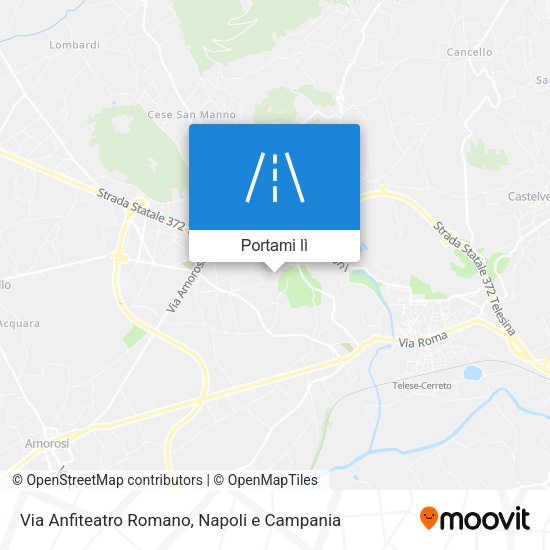 Mappa Via Anfiteatro Romano