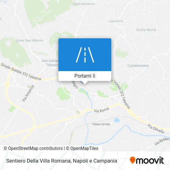 Mappa Sentiero Della Villa Romana