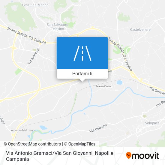 Mappa Via Antonio Gramsci / Via San Giovanni