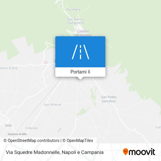 Mappa Via Squedre Madonnelle
