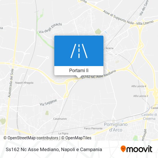 Mappa Ss162 Nc Asse Mediano
