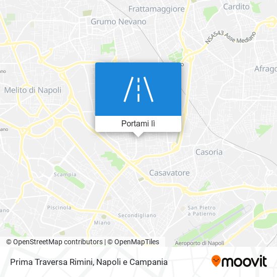 Mappa Prima Traversa Rimini