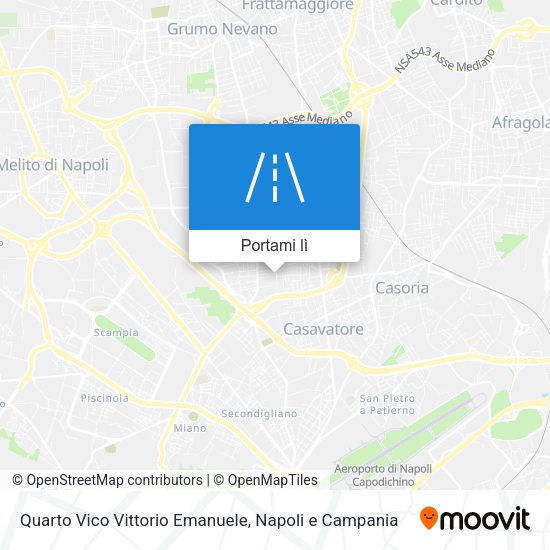 Mappa Quarto Vico Vittorio Emanuele