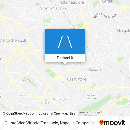 Mappa Quinto Vico Vittorio Emanuele