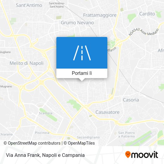 Mappa Via Anna Frank