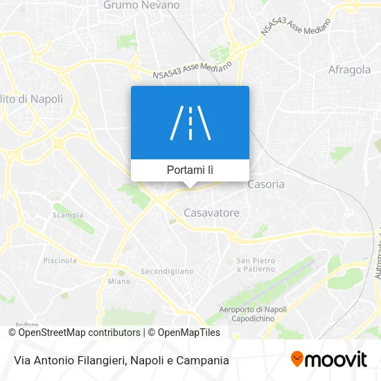 Mappa Via Antonio Filangieri