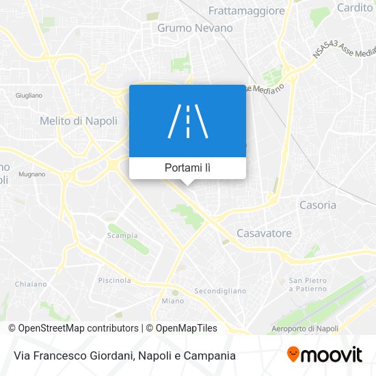 Mappa Via Francesco Giordani