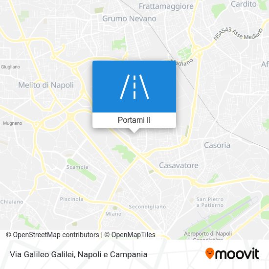 Mappa Via Galileo Galilei