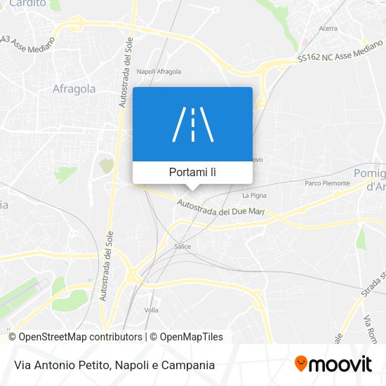 Mappa Via Antonio Petito