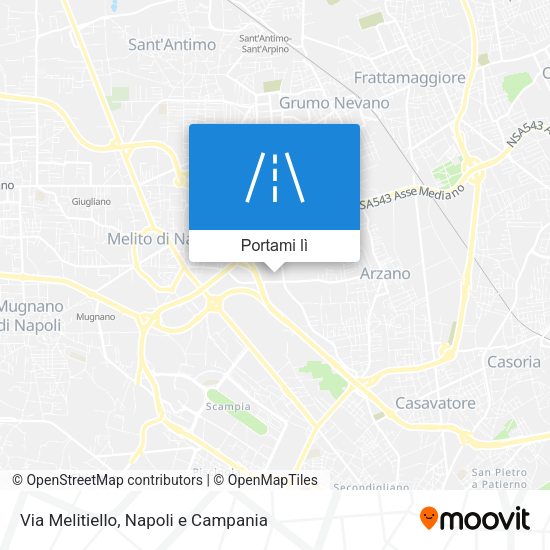 Mappa Via Melitiello