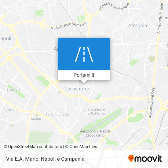 Mappa Via E.A. Mario