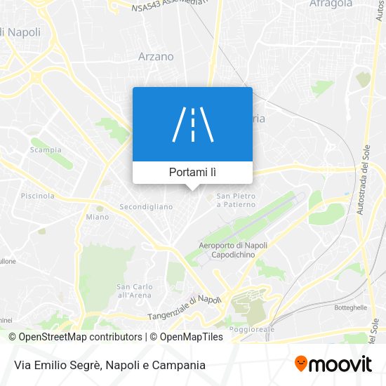 Mappa Via Emilio Segrè