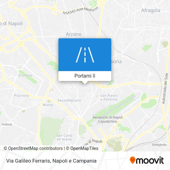 Mappa Via Galileo Ferraris