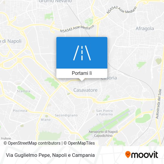 Mappa Via Guglielmo Pepe