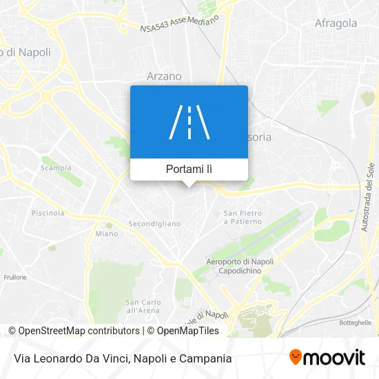 Mappa Via Leonardo Da Vinci