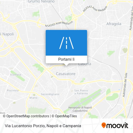 Mappa Via Lucantonio Porzio