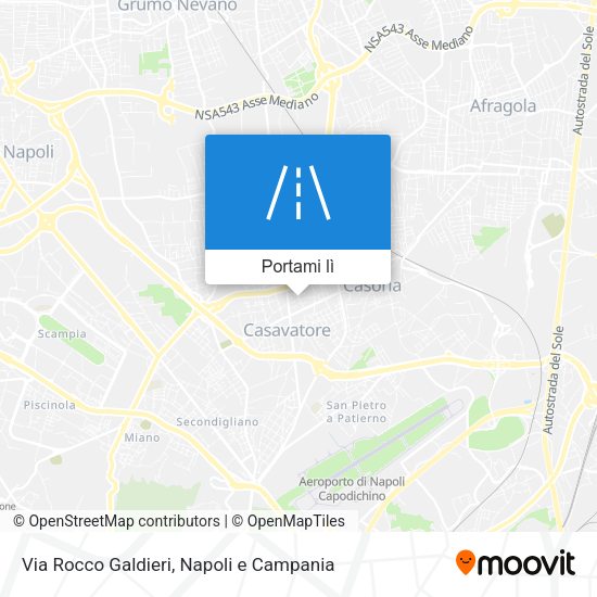 Mappa Via Rocco Galdieri