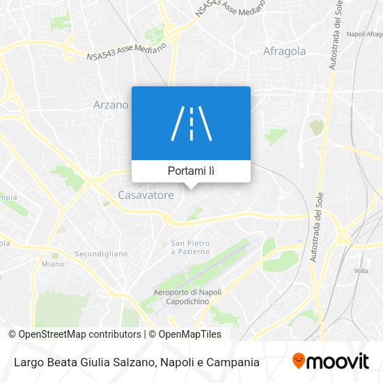 Mappa Largo Beata Giulia Salzano