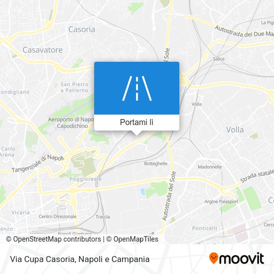 Mappa Via Cupa Casoria