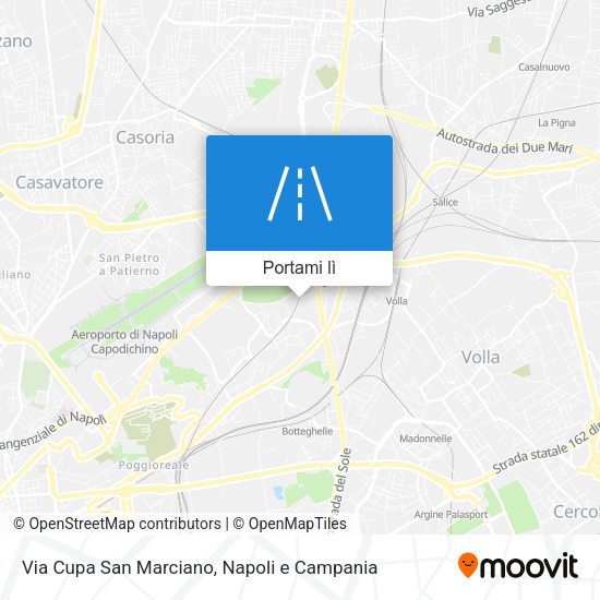 Mappa Via Cupa San Marciano