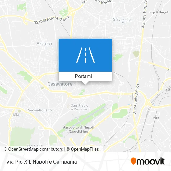 Mappa Via Pio XII