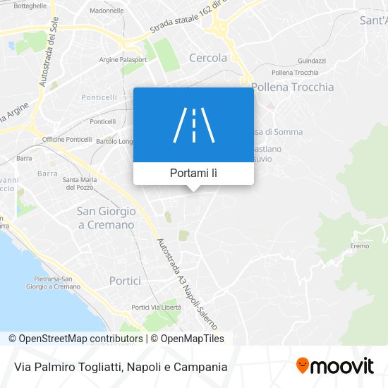Mappa Via Palmiro Togliatti