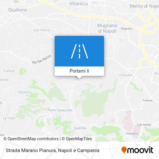 Mappa Strada Marano Pianura