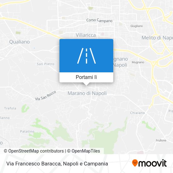 Mappa Via Francesco Baracca