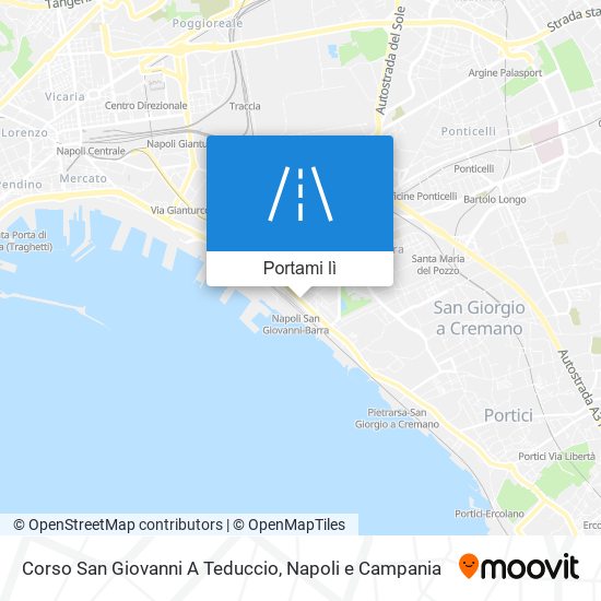 Mappa Corso San Giovanni A Teduccio