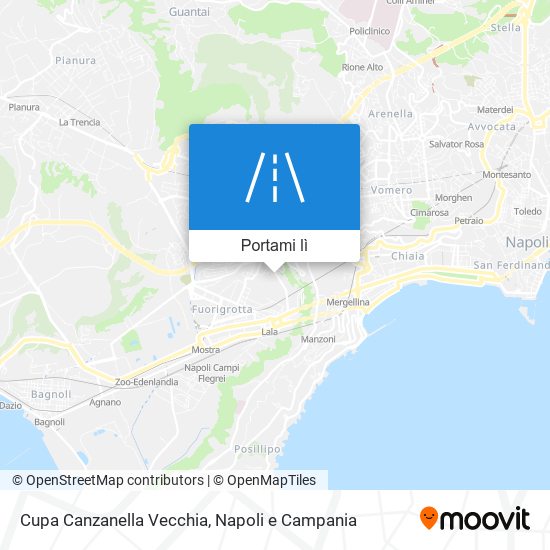 Mappa Cupa Canzanella Vecchia