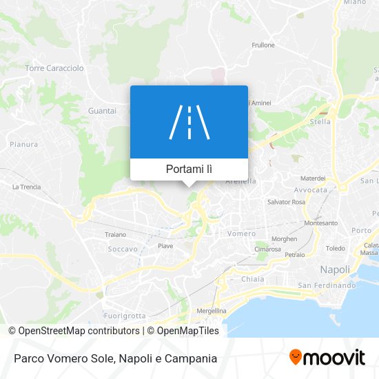 Mappa Parco Vomero Sole