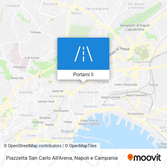 Mappa Piazzetta San Carlo All'Arena