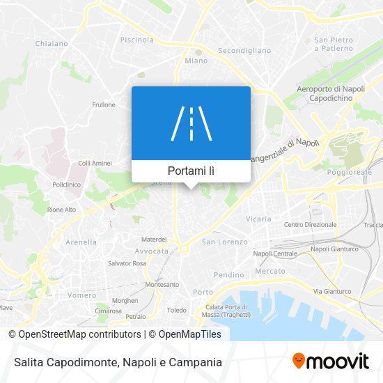 Mappa Salita Capodimonte