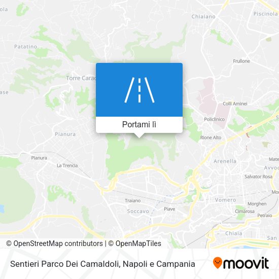 Mappa Sentieri Parco Dei Camaldoli