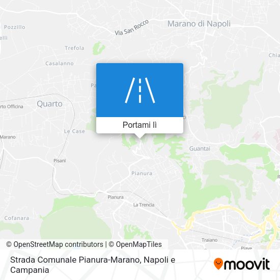 Mappa Strada Comunale Pianura-Marano