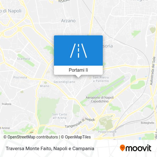 Mappa Traversa Monte Faito