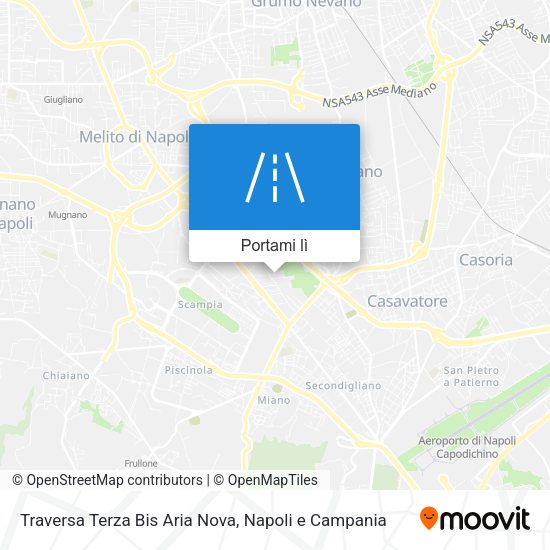 Mappa Traversa Terza Bis Aria Nova