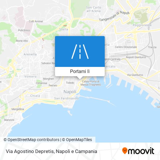 Mappa Via Agostino Depretis