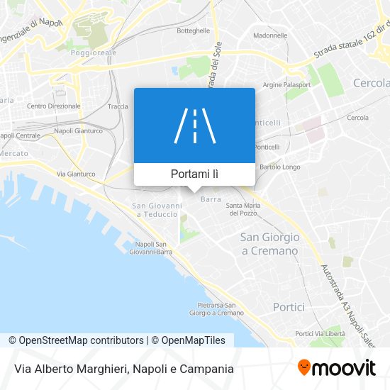 Mappa Via Alberto Marghieri
