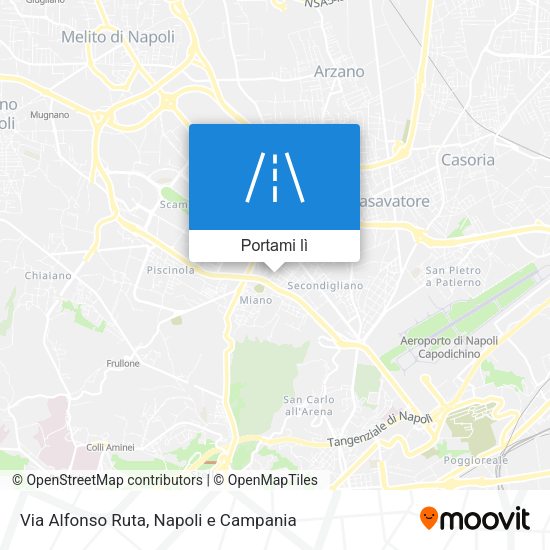 Mappa Via Alfonso Ruta