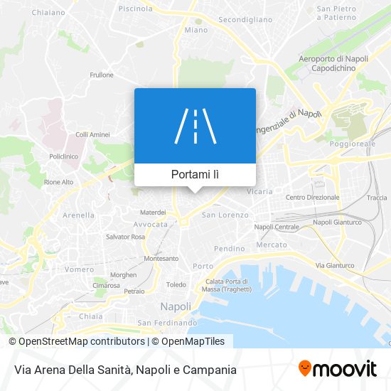 Mappa Via Arena Della Sanità
