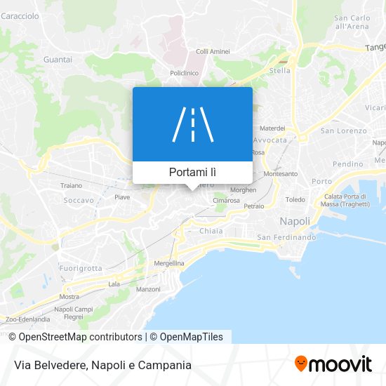 Mappa Via Belvedere