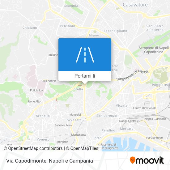 Mappa Via Capodimonte