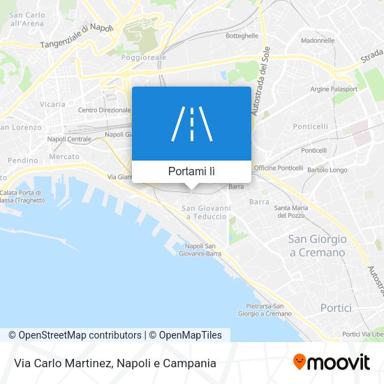 Mappa Via Carlo Martinez