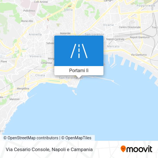 Mappa Via Cesario Console