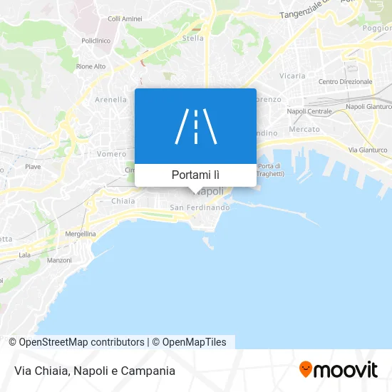 Mappa Via Chiaia