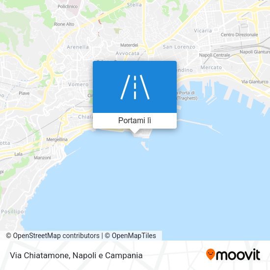 Mappa Via Chiatamone